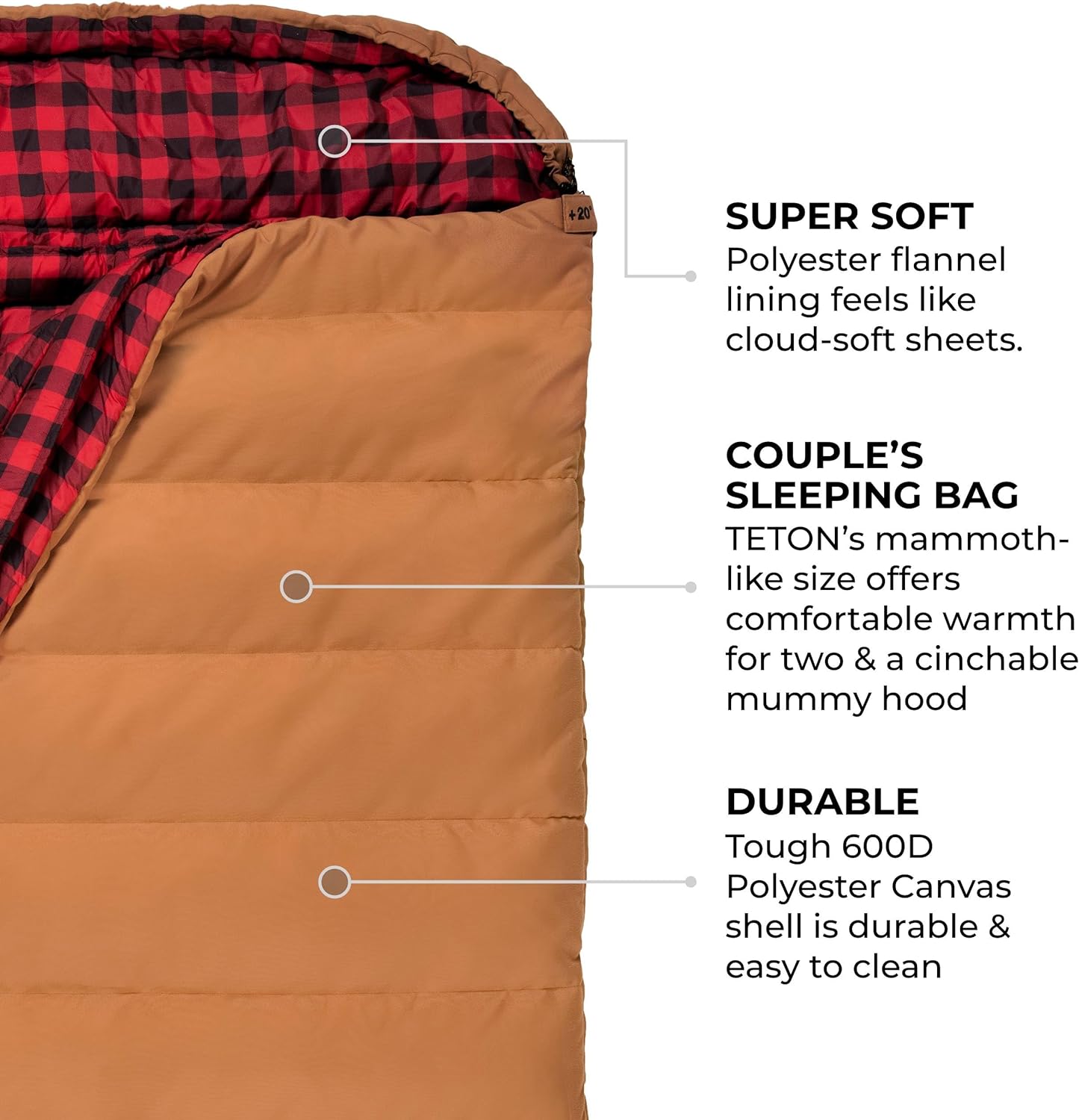 saco de dormir TETON Sports Mamoth sleeping bag