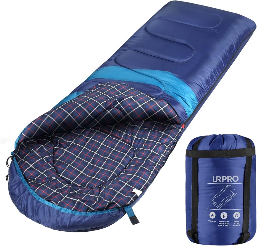 Saco de dormir URPRO para climas calidos, bolsa de dormir para temperaturas altas