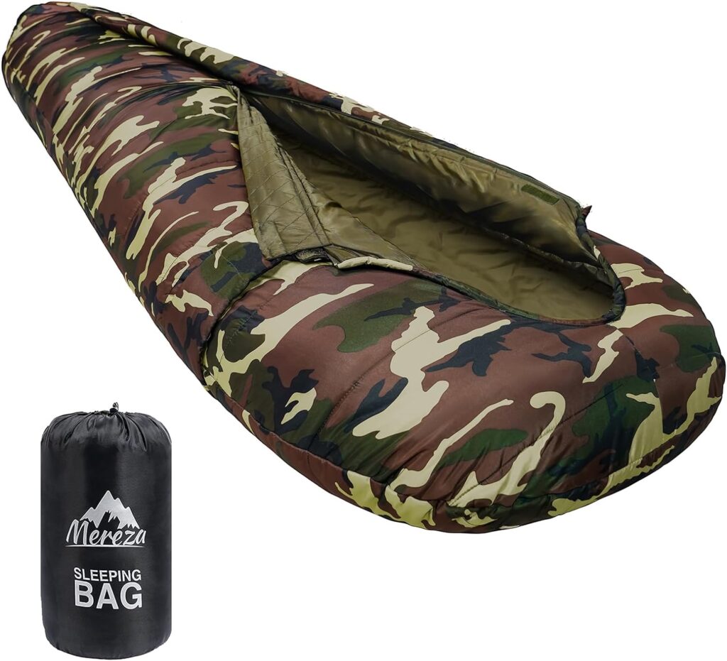 MEREZA Mummy Sleeping Bag saco de dormir militar, del ejercito