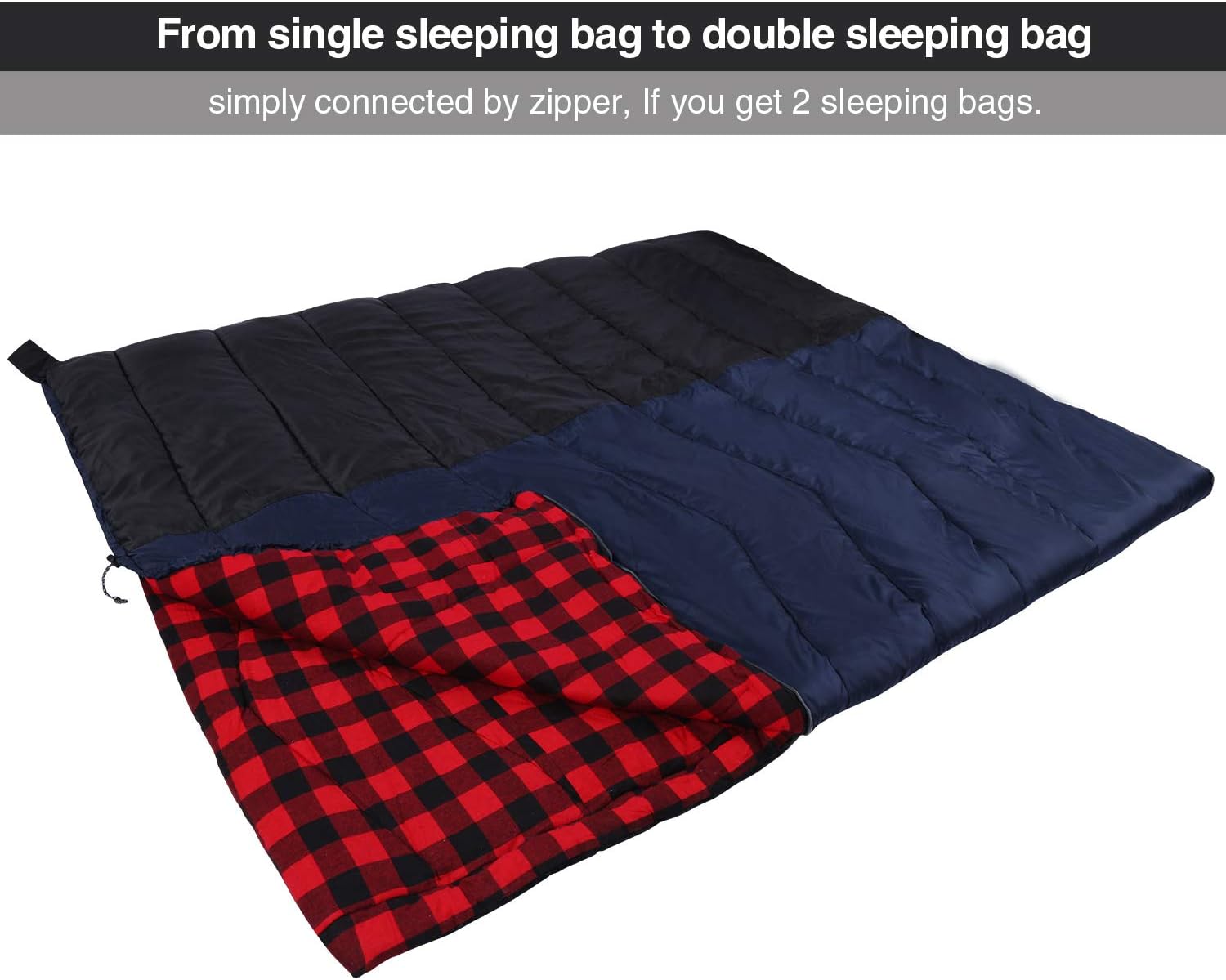 bolsa de dormir redcamp cotton flannel sleeping bag