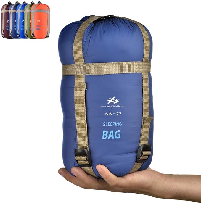 BESTEAM Saco de dormir ultraligero para clima cálido, 75 pulgadas de largo x 30 pulgadas de ancho, camping al aire libre, mochila y senderismo, apto para niños, adolescentes y adultos, primavera, verano y otoño, impermeable y compacto